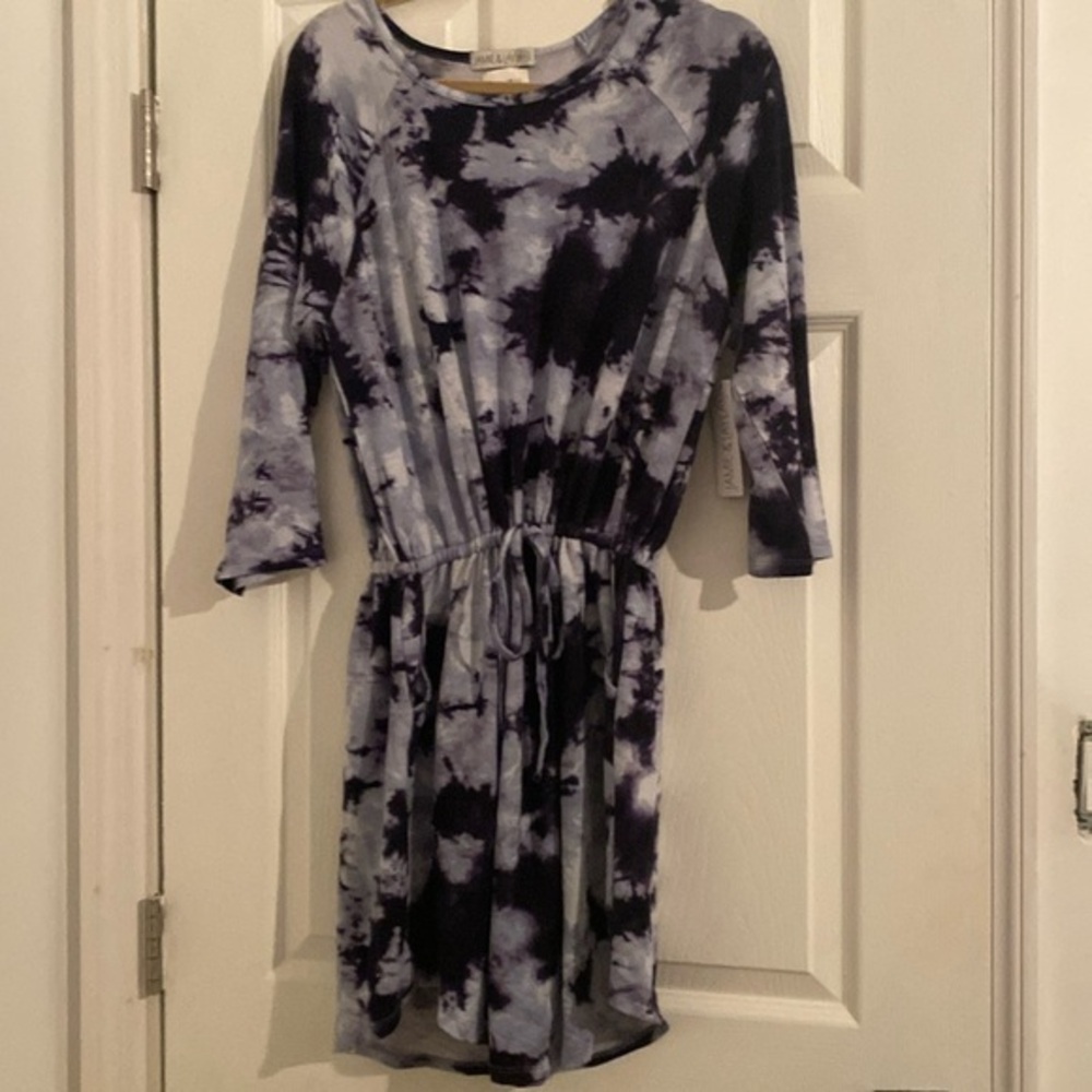 Jamie & Layla Tiedye tie waist dress